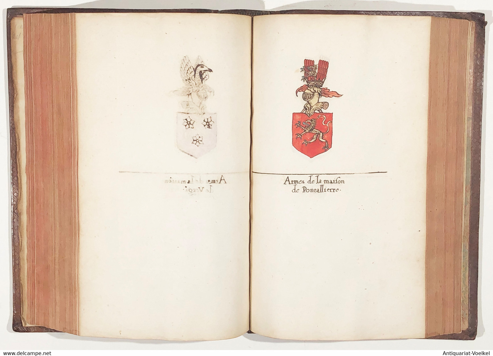 Blason et Armories des maisons souveraines & familles Illustres de l'Europe Commencant par celle de l'Auguste