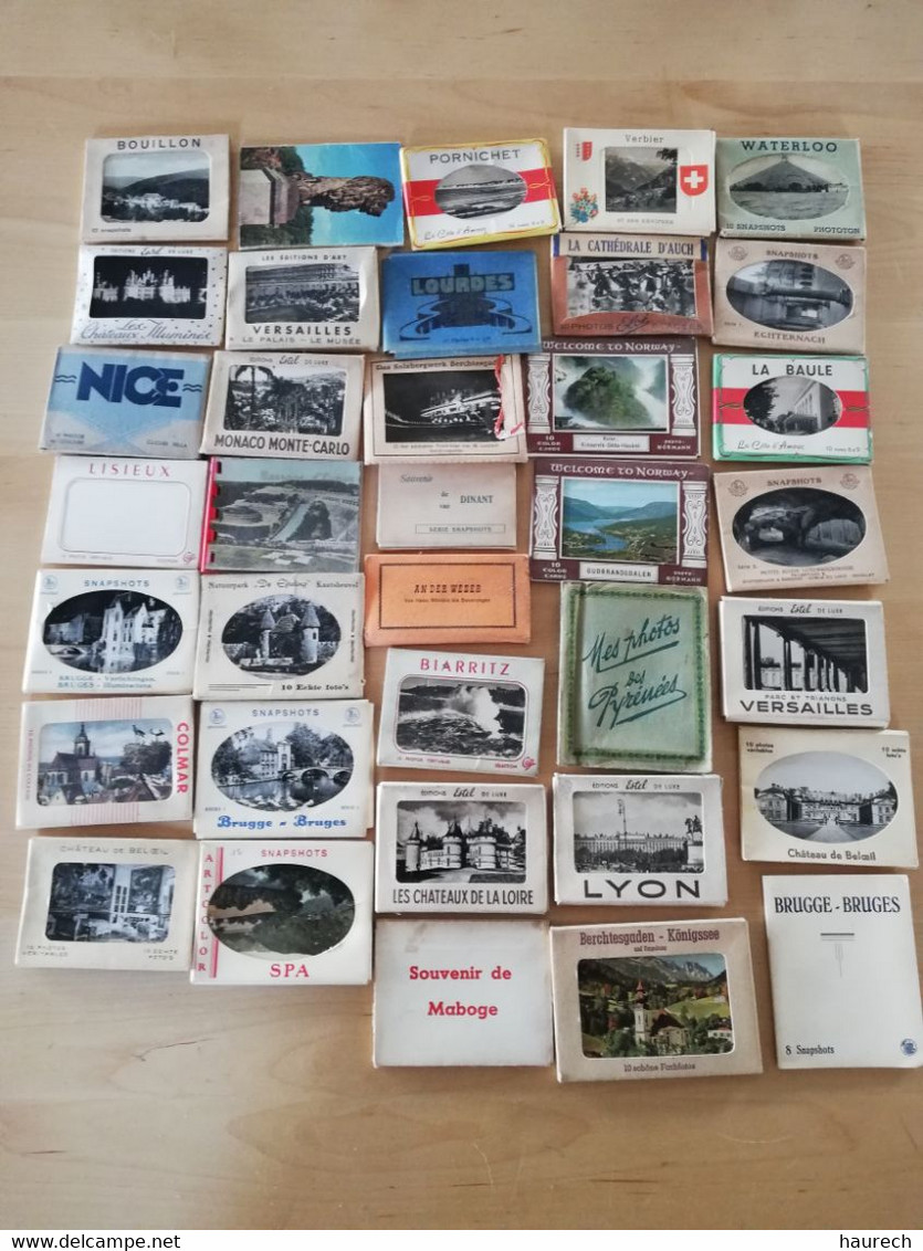 Gros Lot De Carnets De Cartes Postales Photos Non Triés - 100 - 499 Cartes