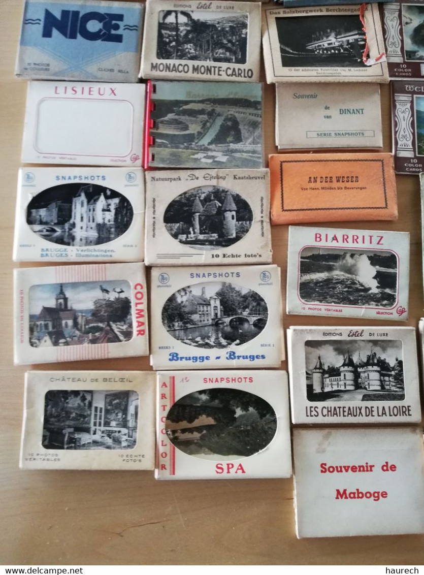 Gros Lot De Carnets De Cartes Postales Photos Non Triés - 100 - 499 Cartes