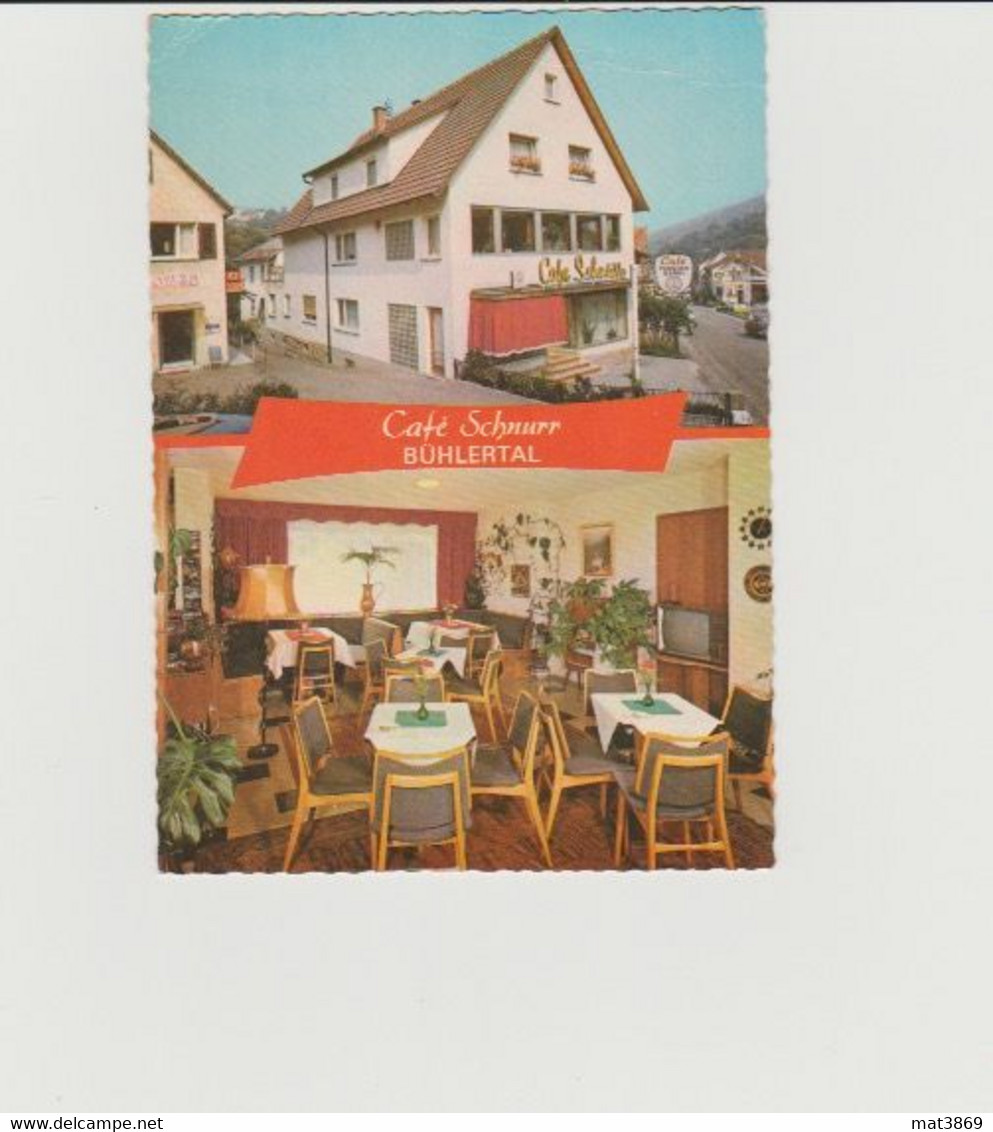 BUHLERTAL CAFE SCHNURR 1972 - Buehlertal