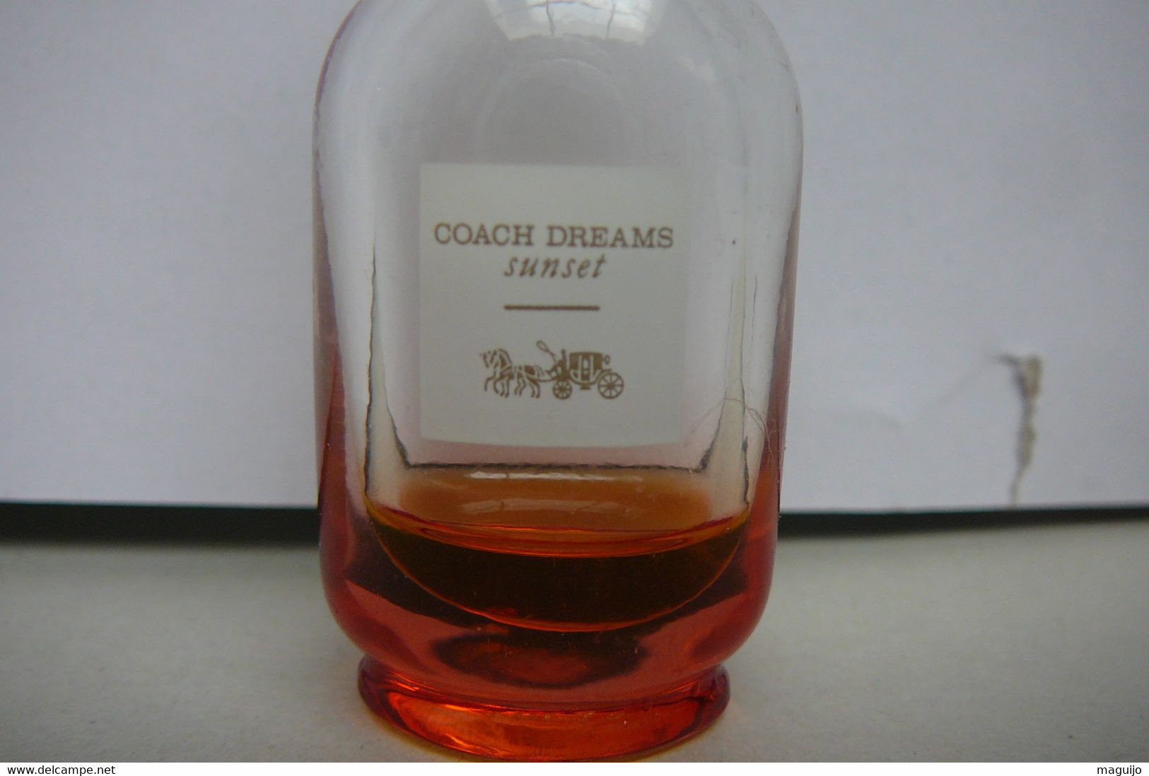 COACH" COACH DREAMS SUNSET" PRESQUE  VIDE   LIRE ET VOIR!! - Miniature Bottles (empty)