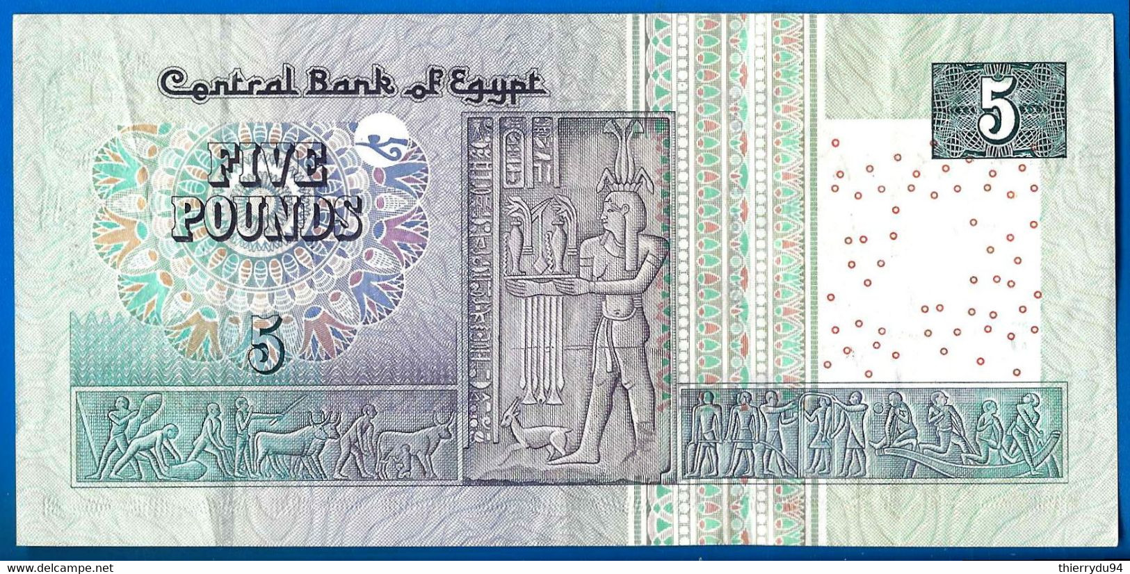 Egypte 5 Pounds 2008 Signature 22 Animal Egypt Pound Paypal Crypto OK - Egitto