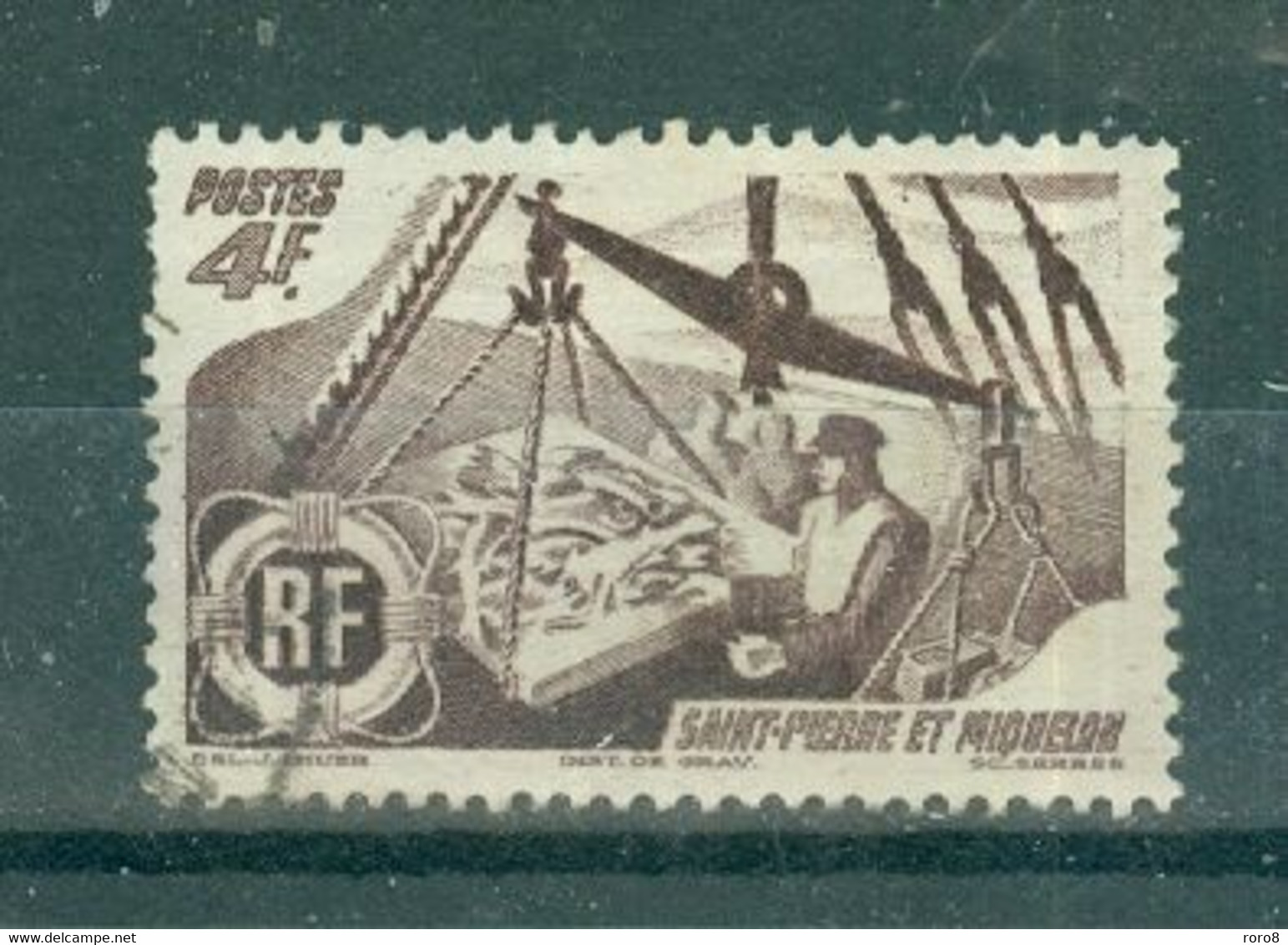 SAINT-PIERRE ET MIQUELON -  N°337 Oblitéré - Série Courante. - Used Stamps