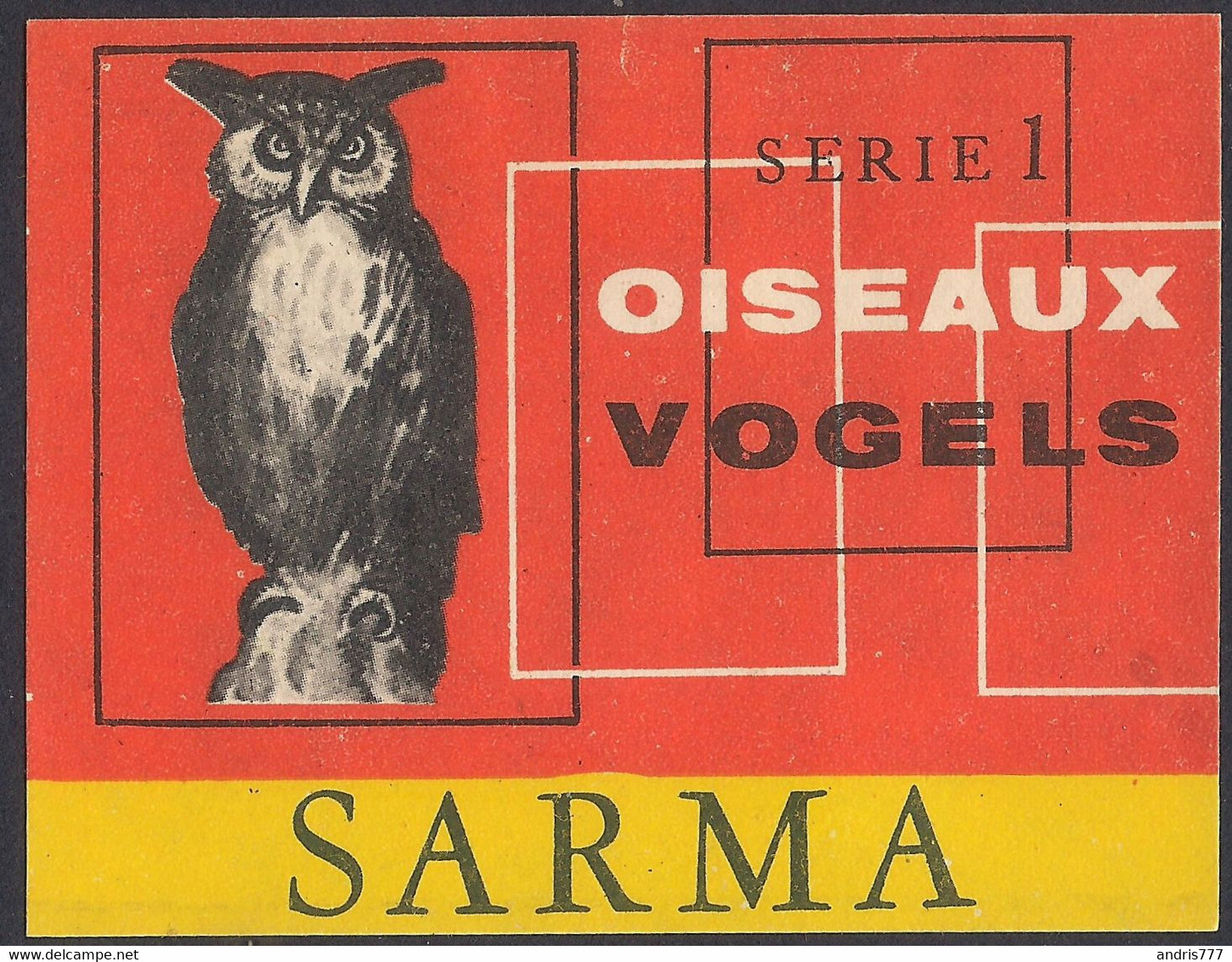 Czechoslovakia - Pre 1945 - Posterstamp - Owl - Autres & Non Classés