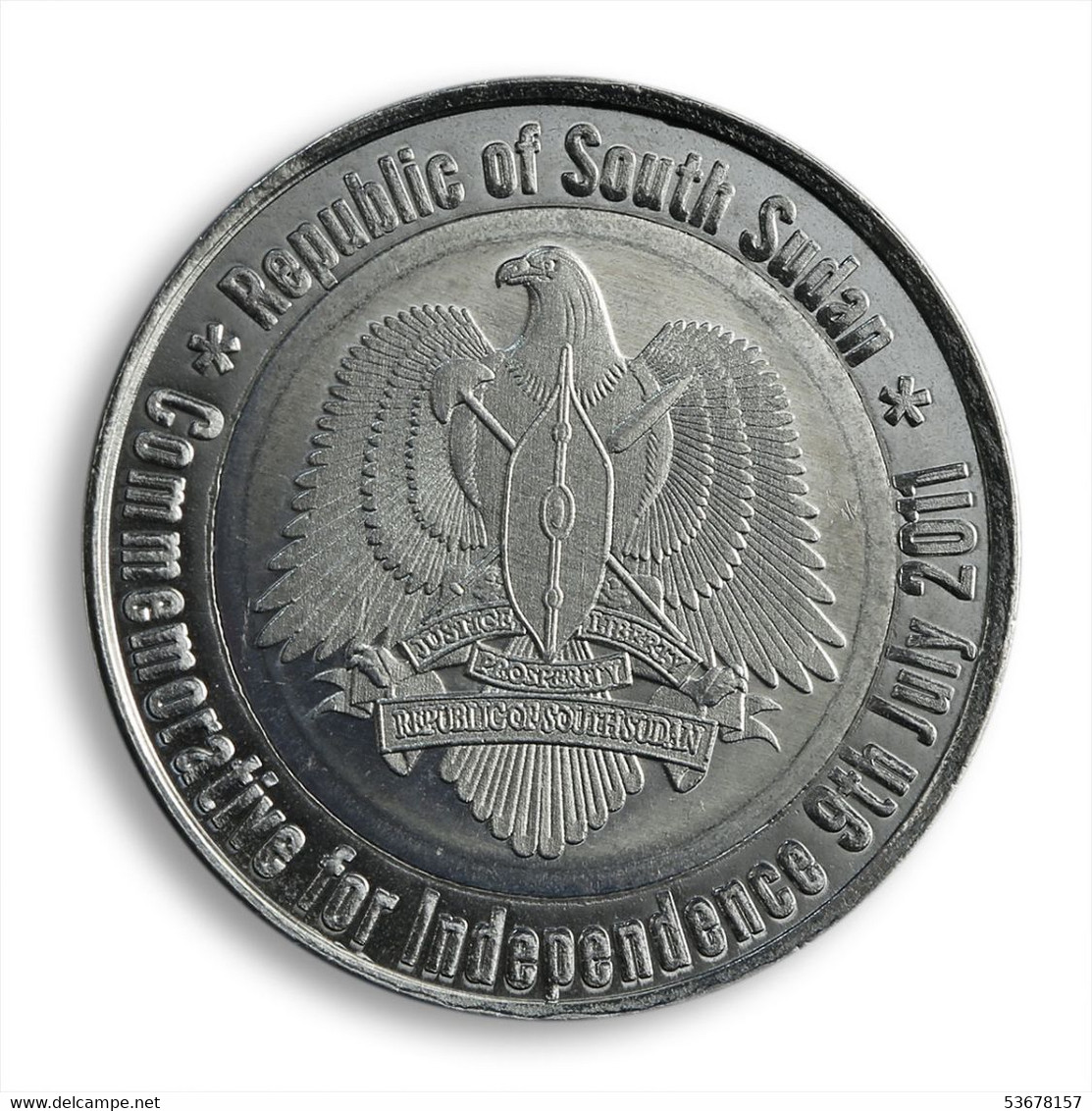 South Sudan - 20 Pounds 2011, Without Flag (Fantasy Coin) (#1436) - Sudan Del Sud