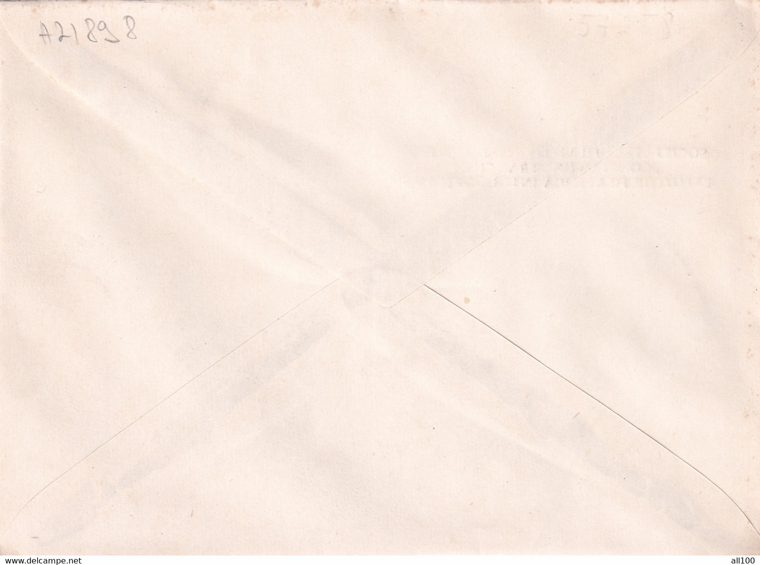 A21898 - Centenarul Liceului Tudor Vladimirescu Targu Jiu Societatea Filatelistilor Cover Envelope Unused 1990 Romania - Briefe U. Dokumente