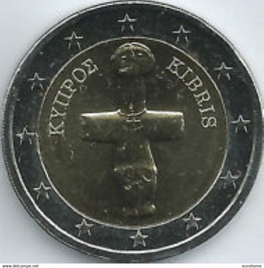 Cyprus   2022      2 Euro    UNC Uit De Rol  UNC Du Rouleaux  !! - Chypre