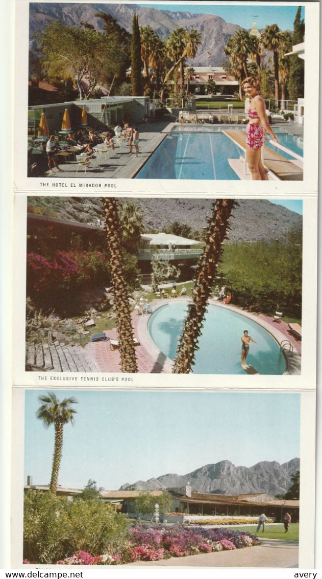 Souvenir Folder Of Greetings From Palm Springs, California - Palm Springs
