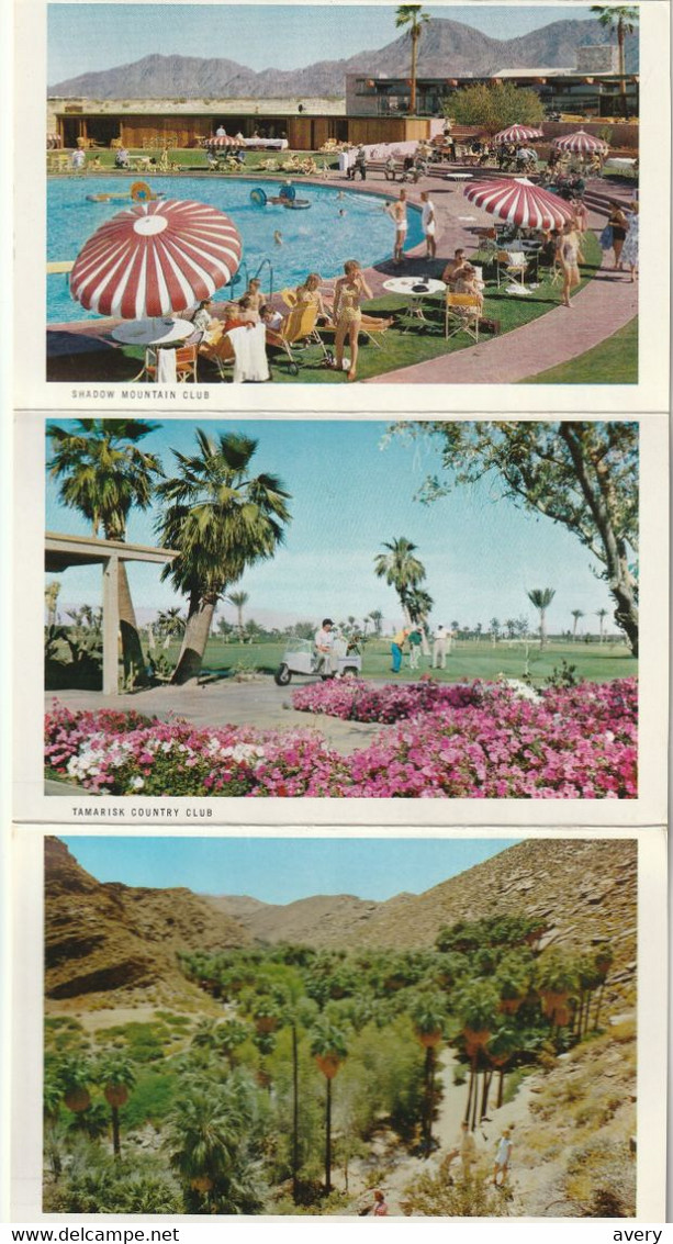 Souvenir Folder Of Greetings From Palm Springs, California - Palm Springs