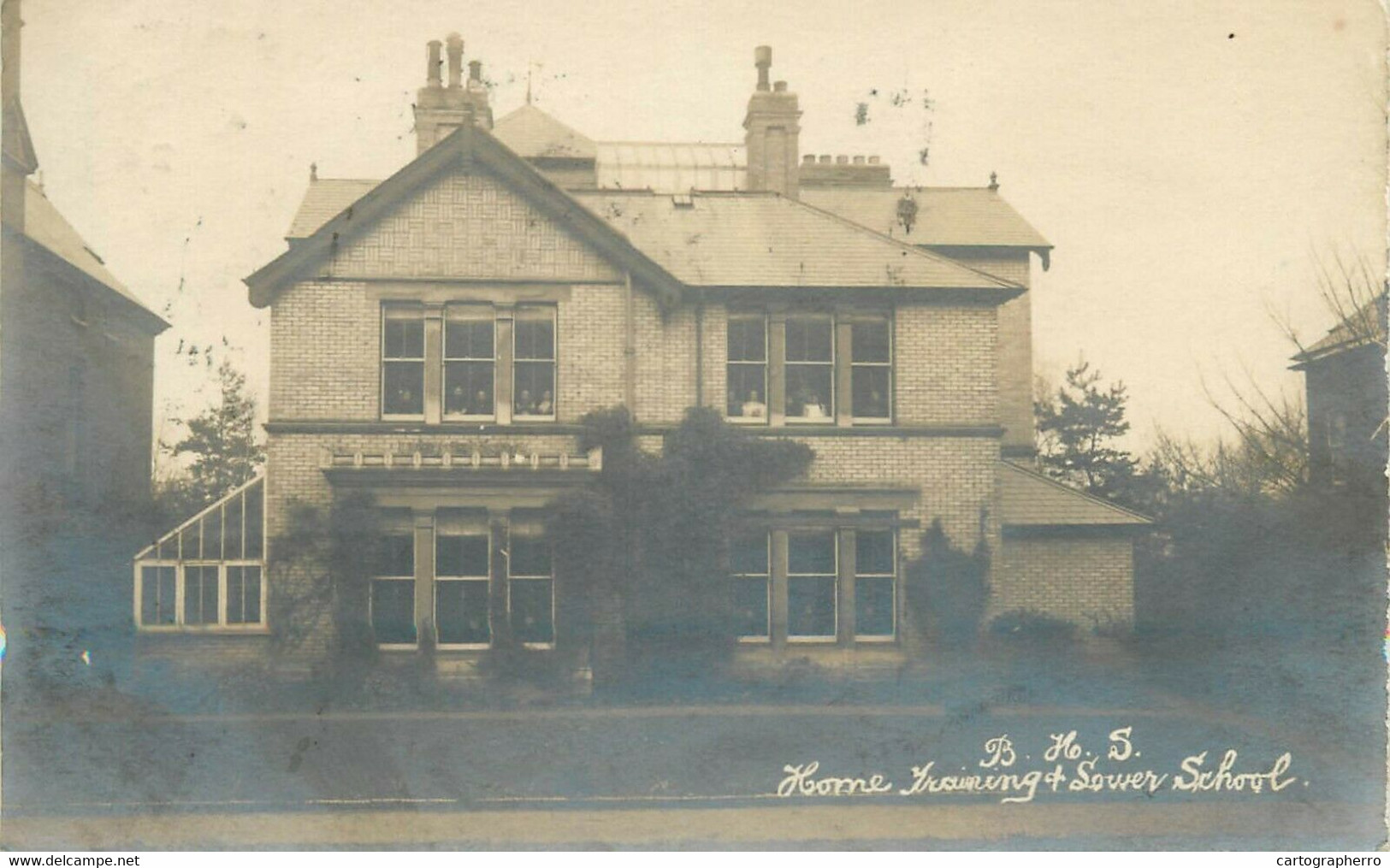 Bournemouth Home Training Of Lower School Real Photo Postcard 1906 - Bournemouth (until 1972)