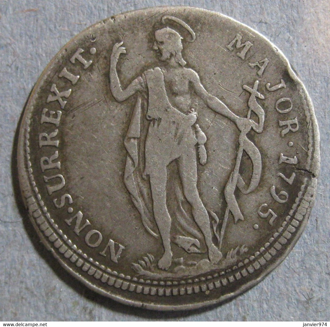 Repubblica Genova, 1 Lira 1795 , En Argent , KM# 211a - Genes