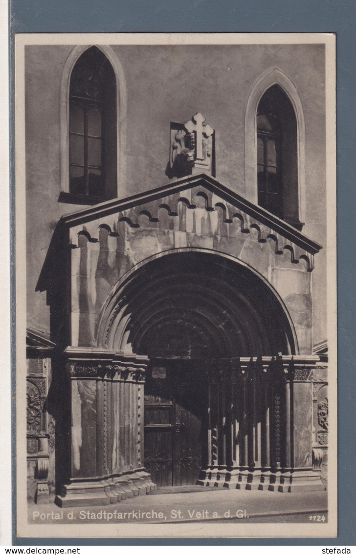 AUSTRIA  1931 PORTAL STADTPFARRKIRCHE, ST VEIT A D GL   VIAGGIATA - St. Veit An Der Glan