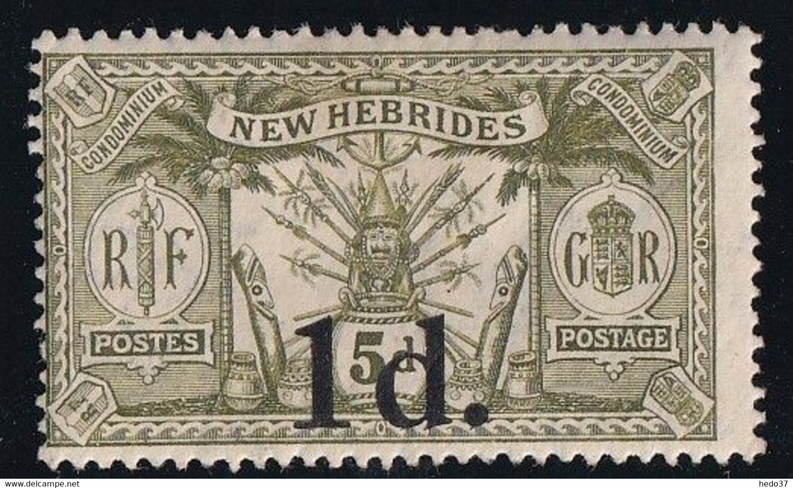 Nouvelles Hébrides N°64 - Neuf * Avec Charnière - TB - Unused Stamps