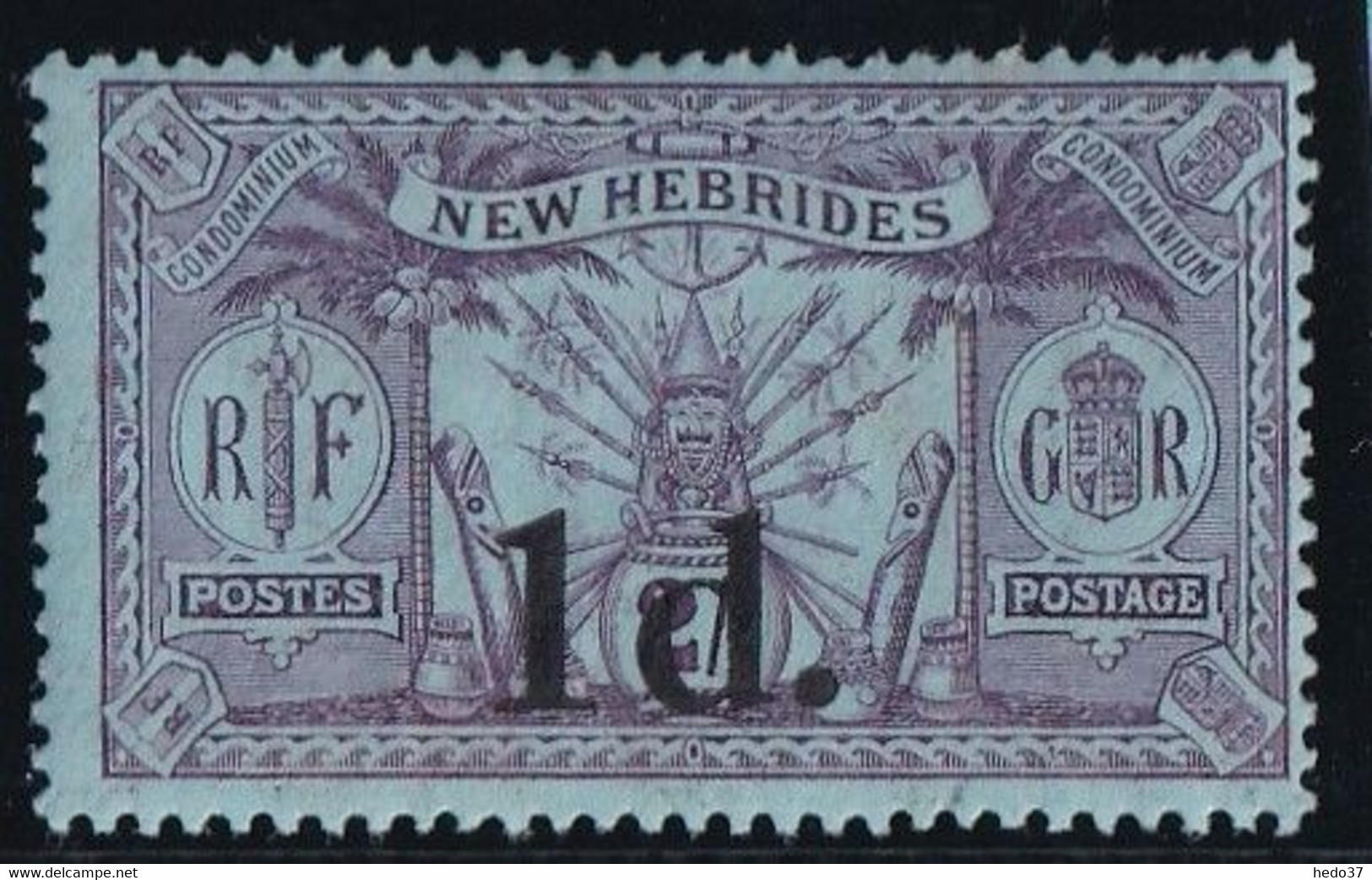 Nouvelles Hébrides N°66 - Neuf * Avec Charnière - TB - Unused Stamps