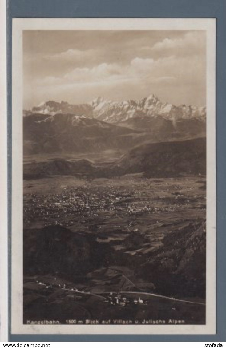 AUSTRIA  1931. BLICK  VILLACH UND JULISCHE ALPEN  VIAGGIATA - St. Veit An Der Glan