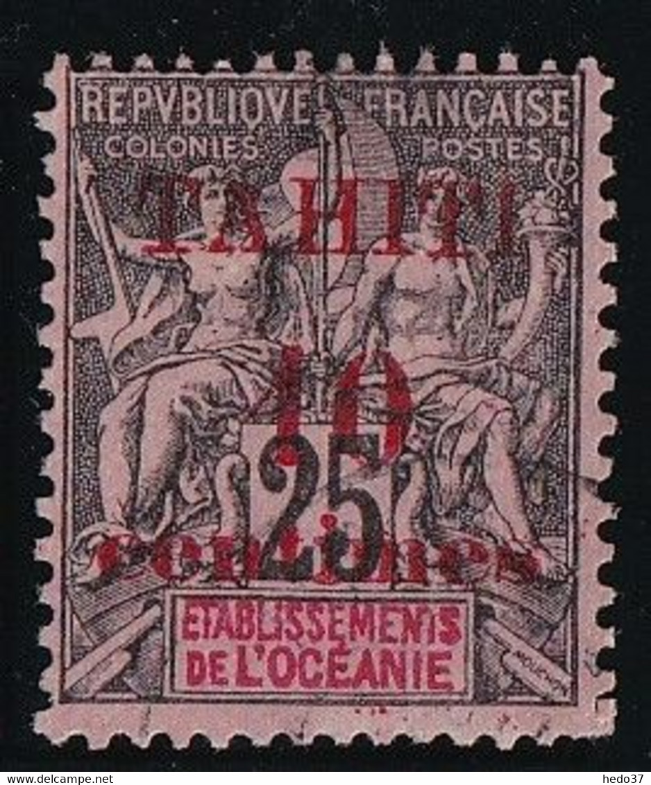 Tahiti N°31A - Oblitéré - TB - Oblitérés