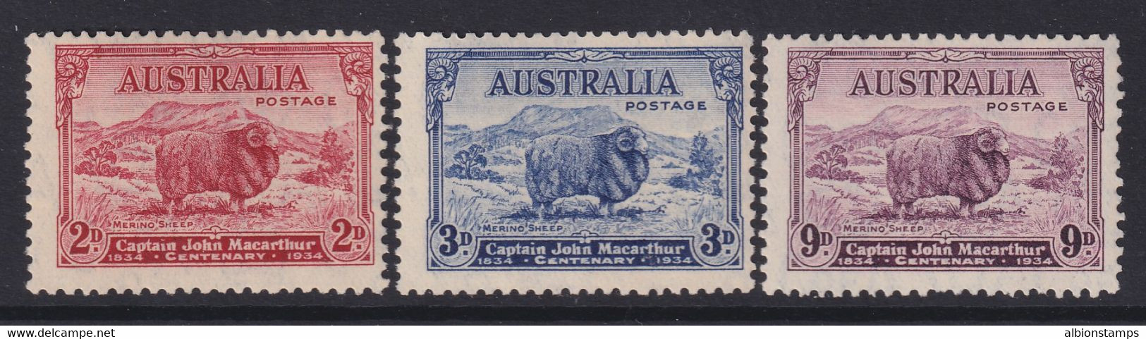 Australia, Scott 147-149 (SG 150-152), MNH - Neufs