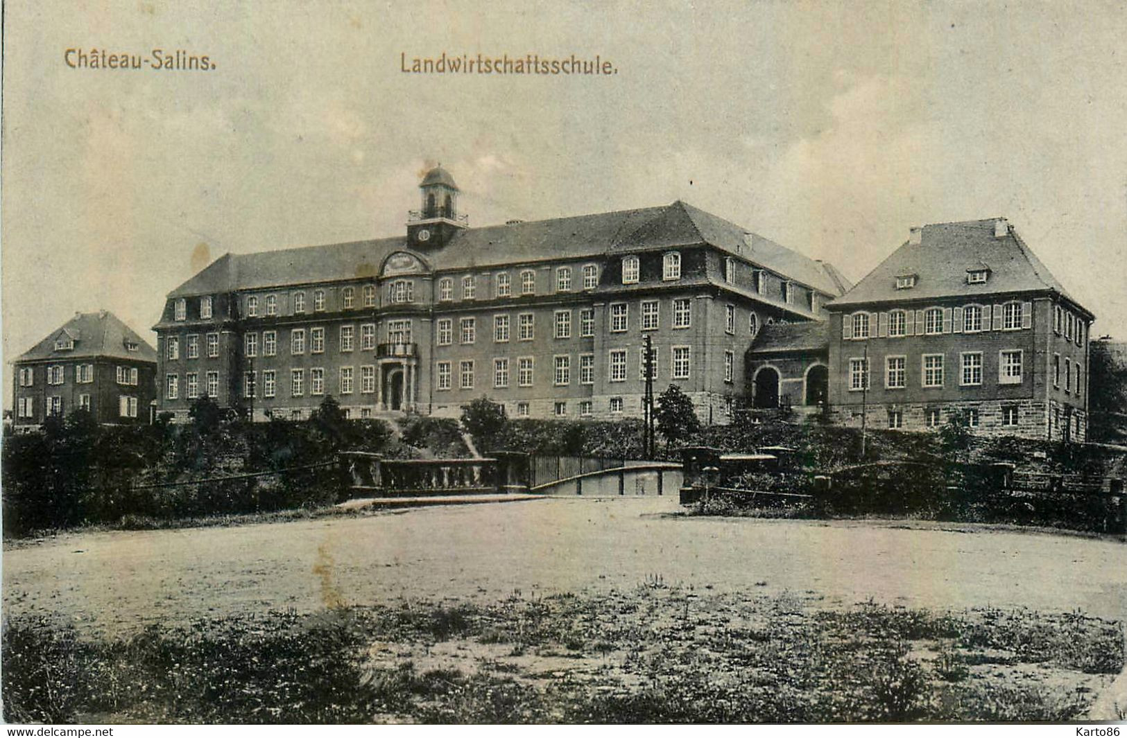 Château Salins * Landwirtschaftsschule * école * Cachet Militaire Au Dos - Chateau Salins