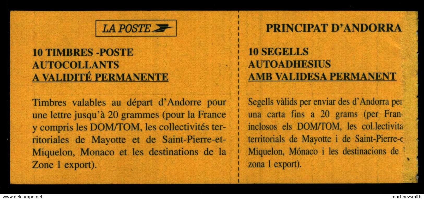 Andorre Français / French Andorra 1996 Yv. C 6, Comu De Canillo Coat Of Arms - MNH - Booklets