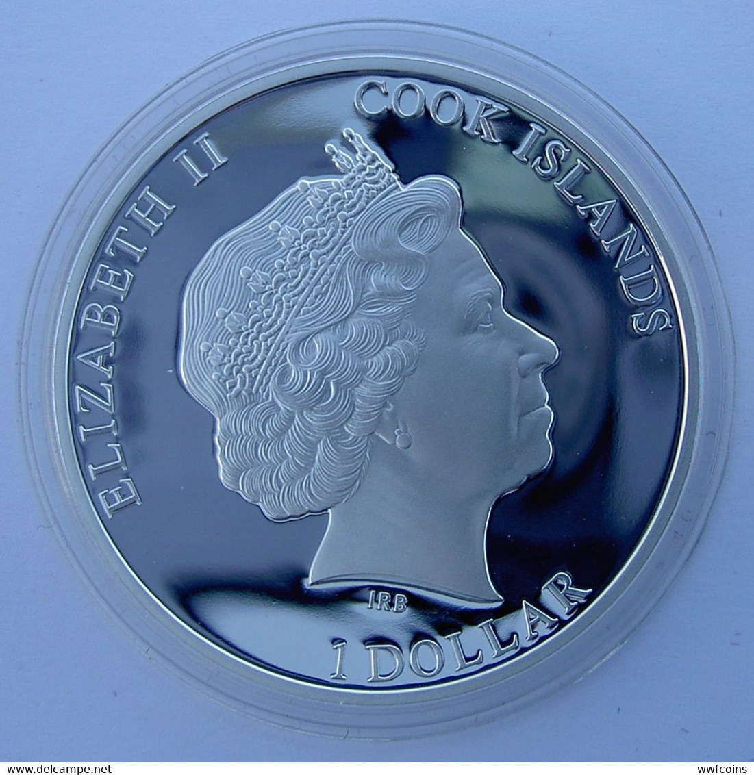 COOK ISLANDS 1 $ 2012 ABU SIMBEL HISTORY OF EGYPT WEIGHT 26g CONSERVAZIONE FONDO SPECCHIO UNC (1) - Cookinseln