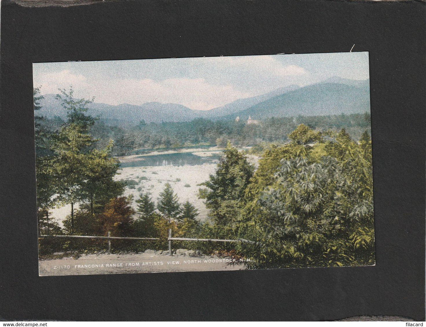 117845            Stati   Uniti,   Franconia  Range From  Artists   View,  North  Woodstock,    N. H.,  NV - White Mountains