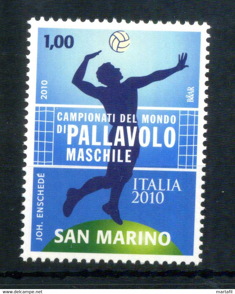 2010 SAN MARINO SET MNH ** 2276 Campionato Del Mondo Di Pallavolo, Sport, Volleyball - Ongebruikt