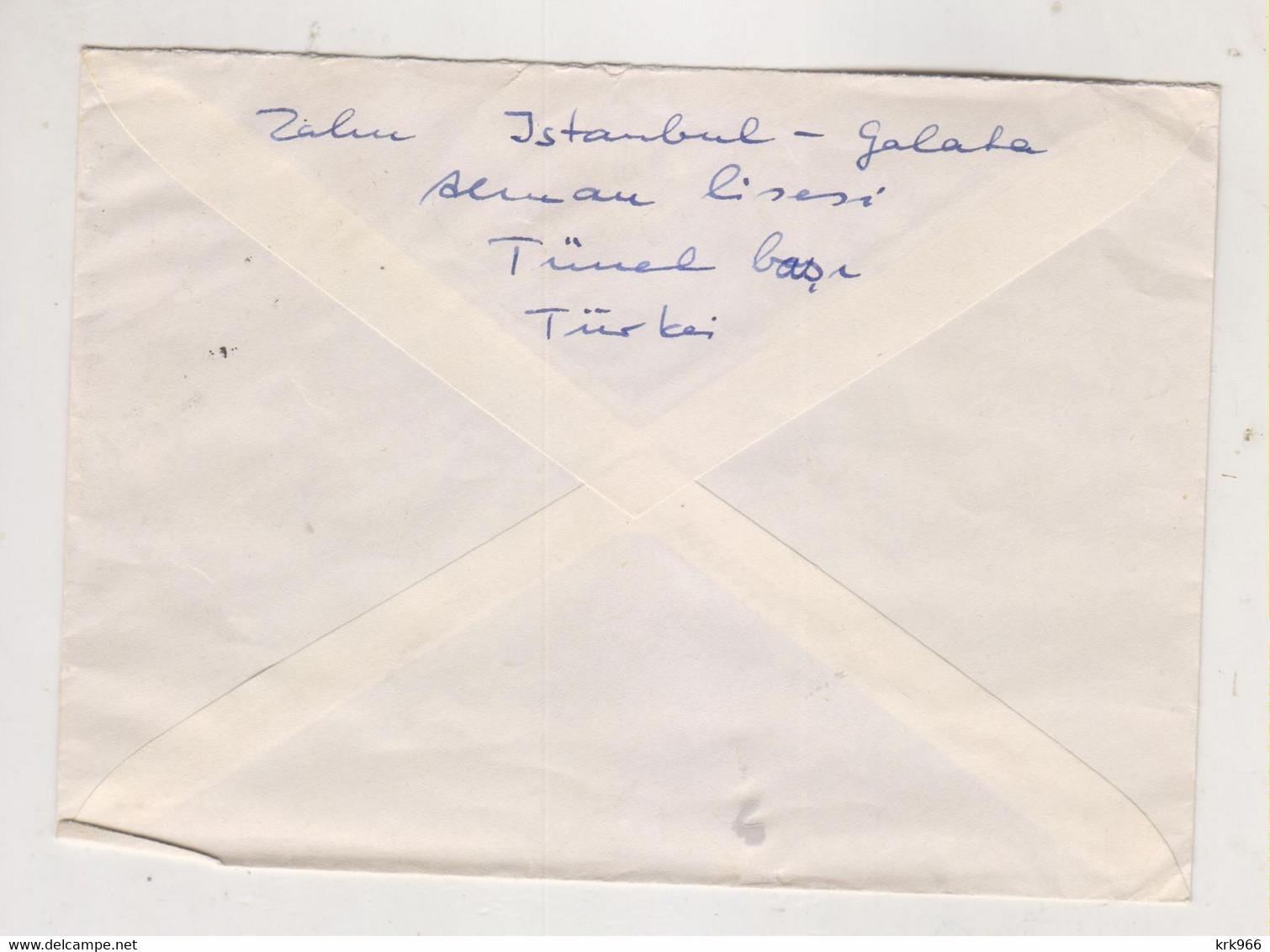 TURKEY 1960 SISLI Nice Cover To Germany - Lettres & Documents