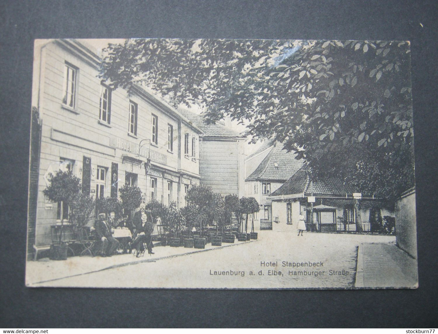 LAUENBURG , Hotel Stappenbeck  ,  Schöne Karte  Um 1910 , Leichte Feuchtigkeitswellungen - Lauenburg