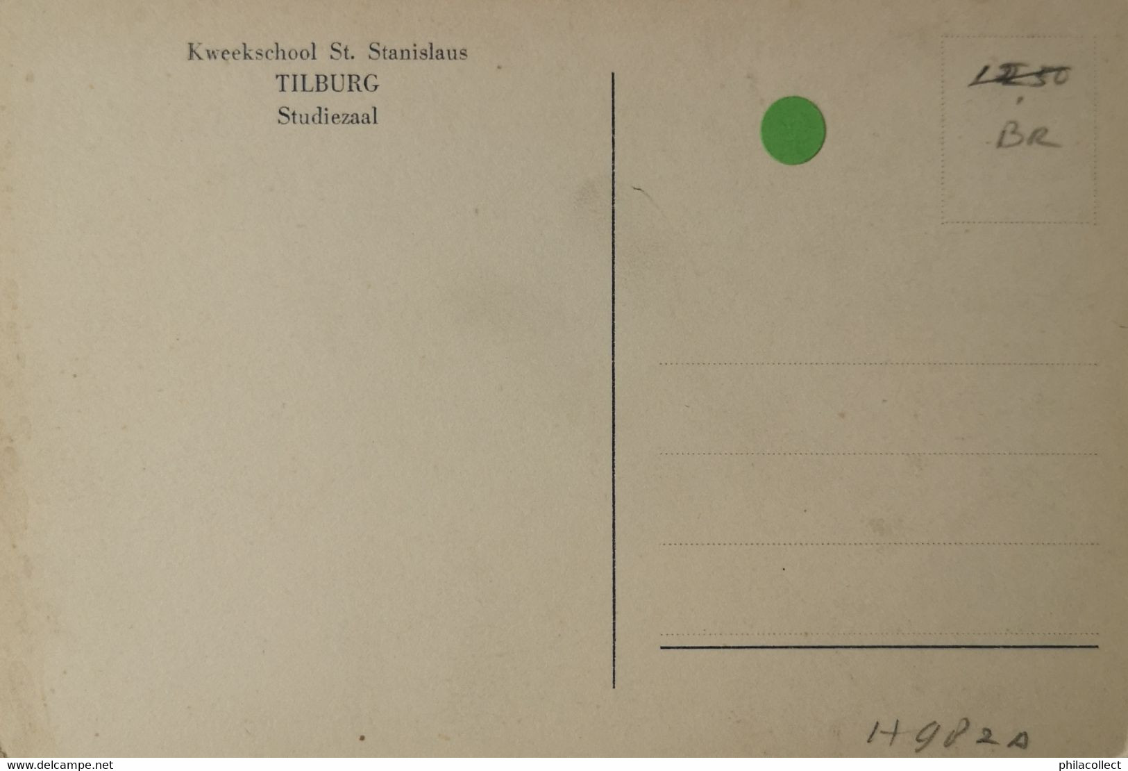 Tilburg // Kweekschool St. Stanislaus - Studiezaal 19?? - Tilburg