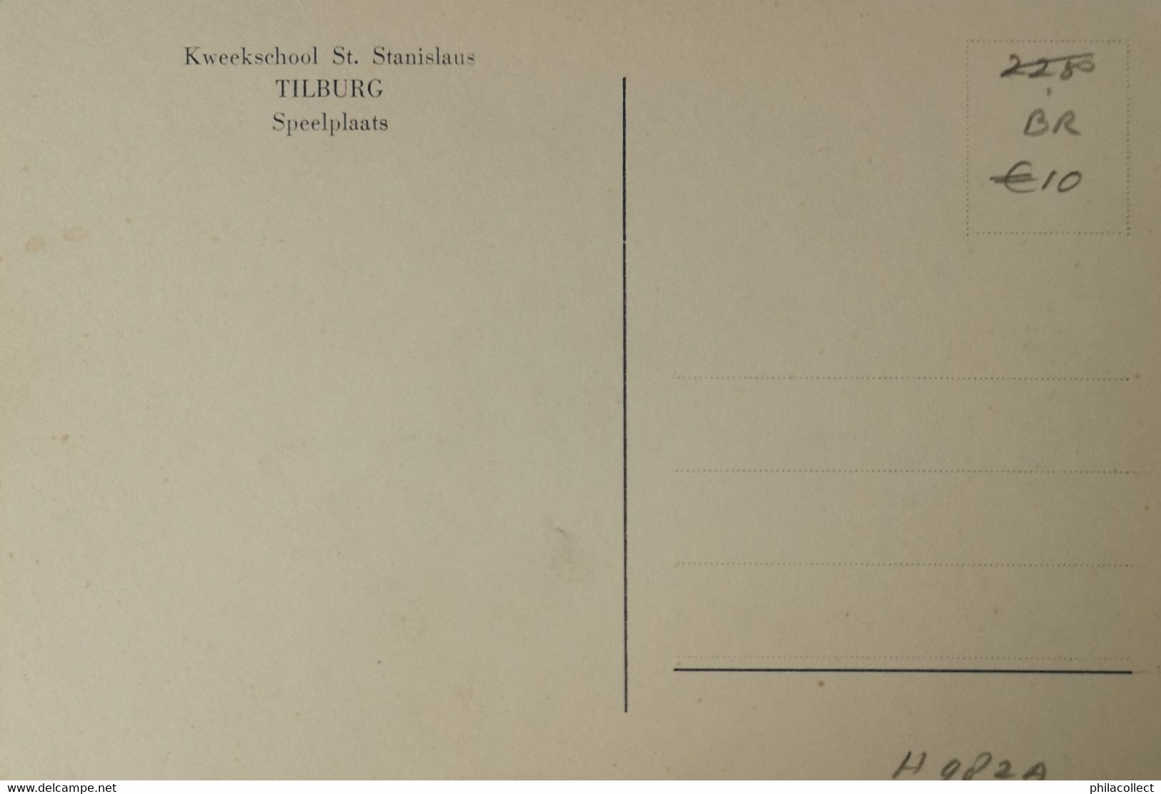 Tilburg // Kweekschool St. Stanislaus - Speelplaats 19?? - Tilburg