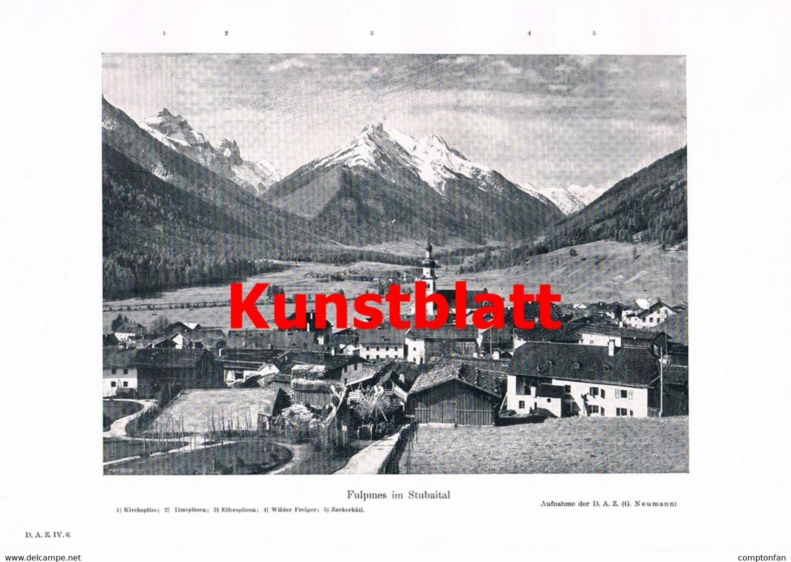 A102 1339 Stubaitalbahn Mutters Stubai Fulpmes Mieders Artikel / Bilder 1904 !! - Autres & Non Classés