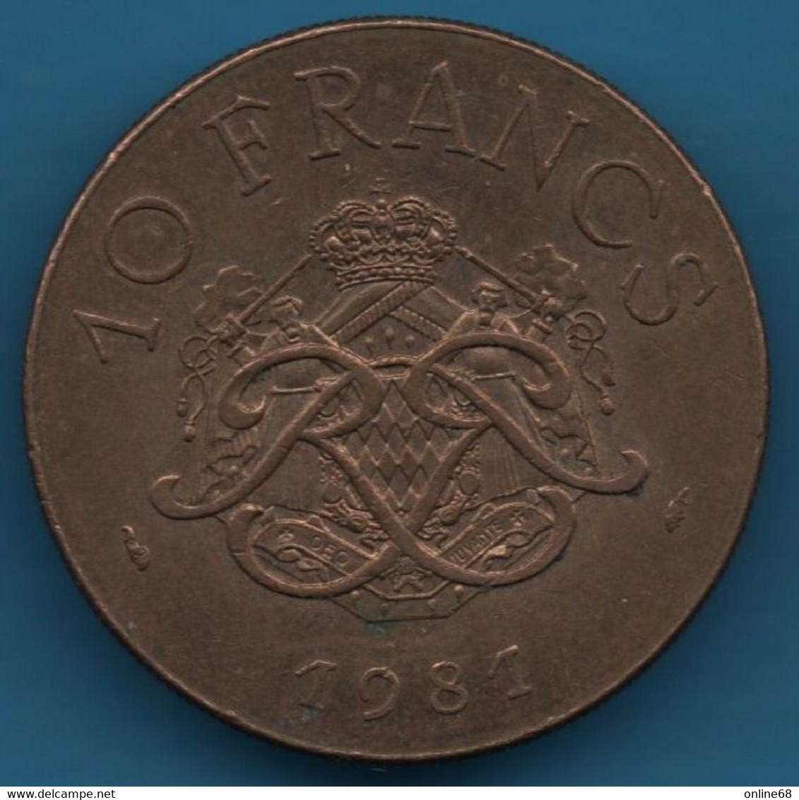 MONACO 10 FRANCS 1981 KM# 154 Rainier III PRINCE DE MONACO - 1960-2001 Nouveaux Francs