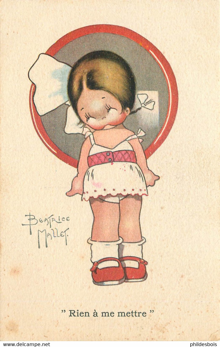 Béatrice MALLET   Illustrateur   " Rien A Me Mettre  " - Mallet, B.