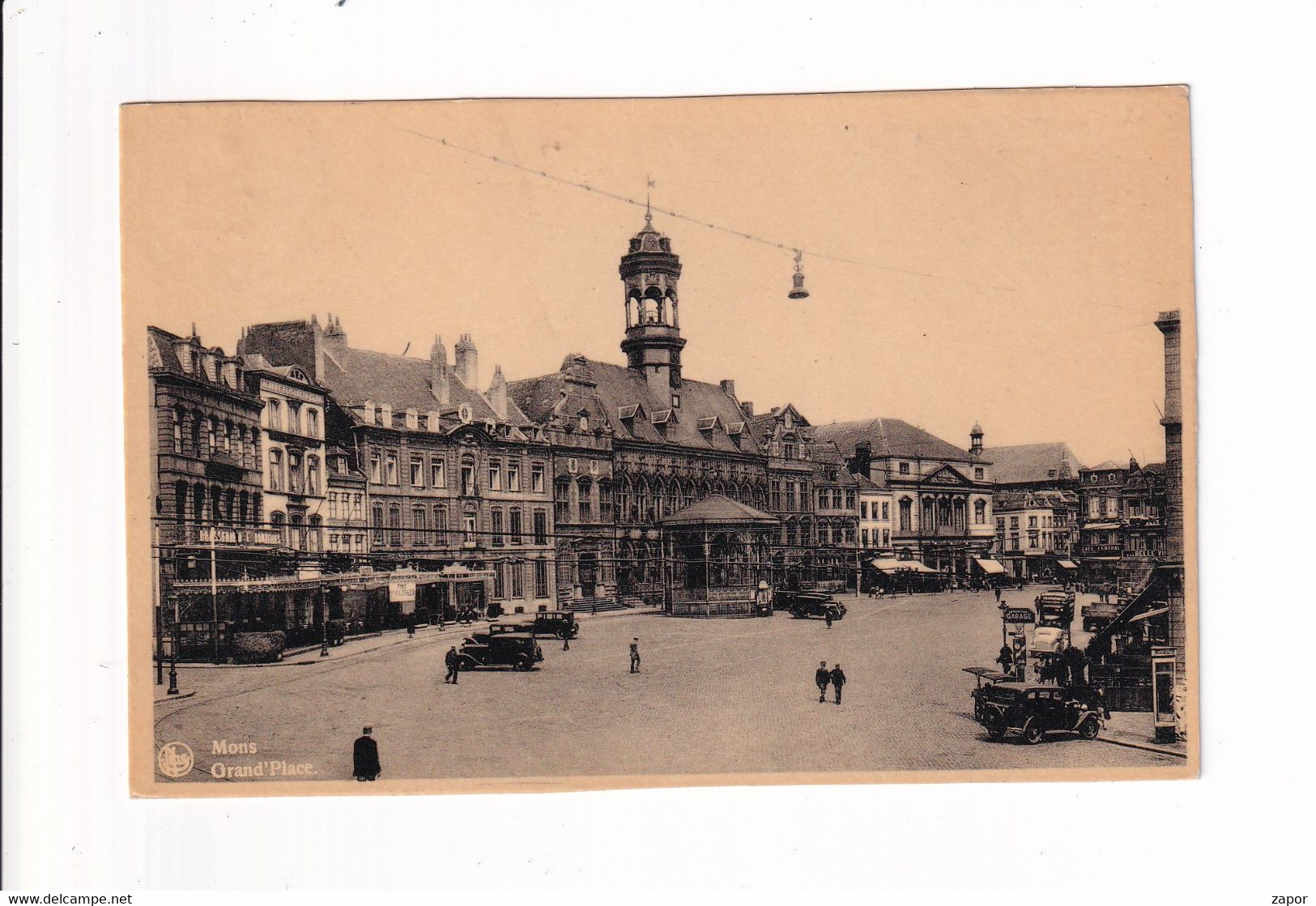 Postkaart / Carte Postale - Belgische Uitvoer 1948 769 / Mons - Grand' Place Naar Arveyes Suisse - 1948 Export