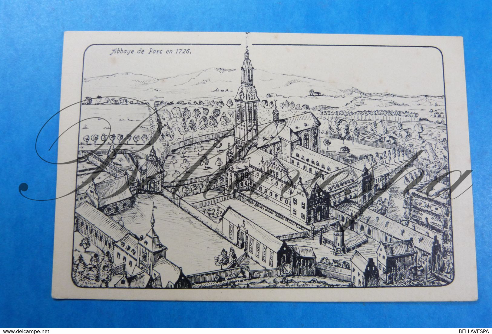 Abbaye De Parc 1726  Heverlee   - Artist V. Frison Edit F.Echterhoff - Eglises Et Couvents