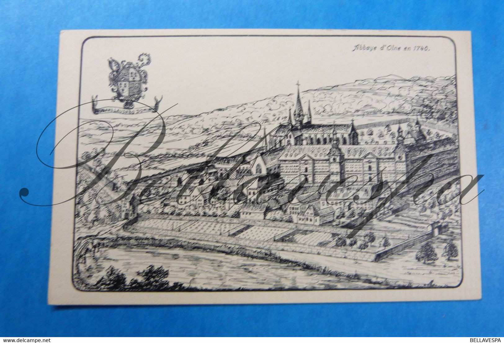 Abbaye D'Olne 1740   - Artist V. Frison Edit F.Echterhoff - Castles