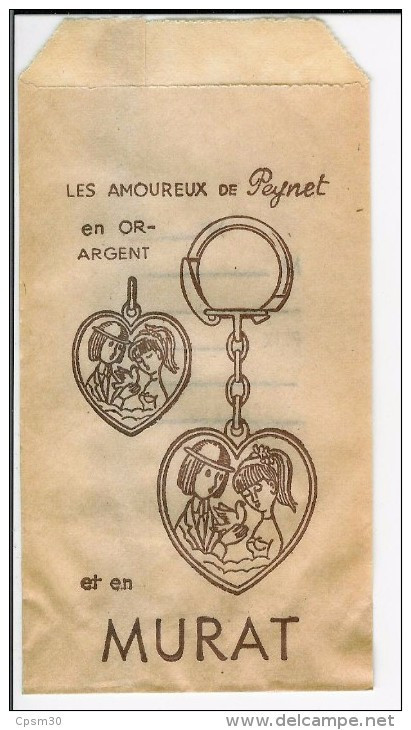 POCHETTE PAPIER - LES AMOUREUX DE PEYNET En Or - Argent Et En MURAT - Puppen