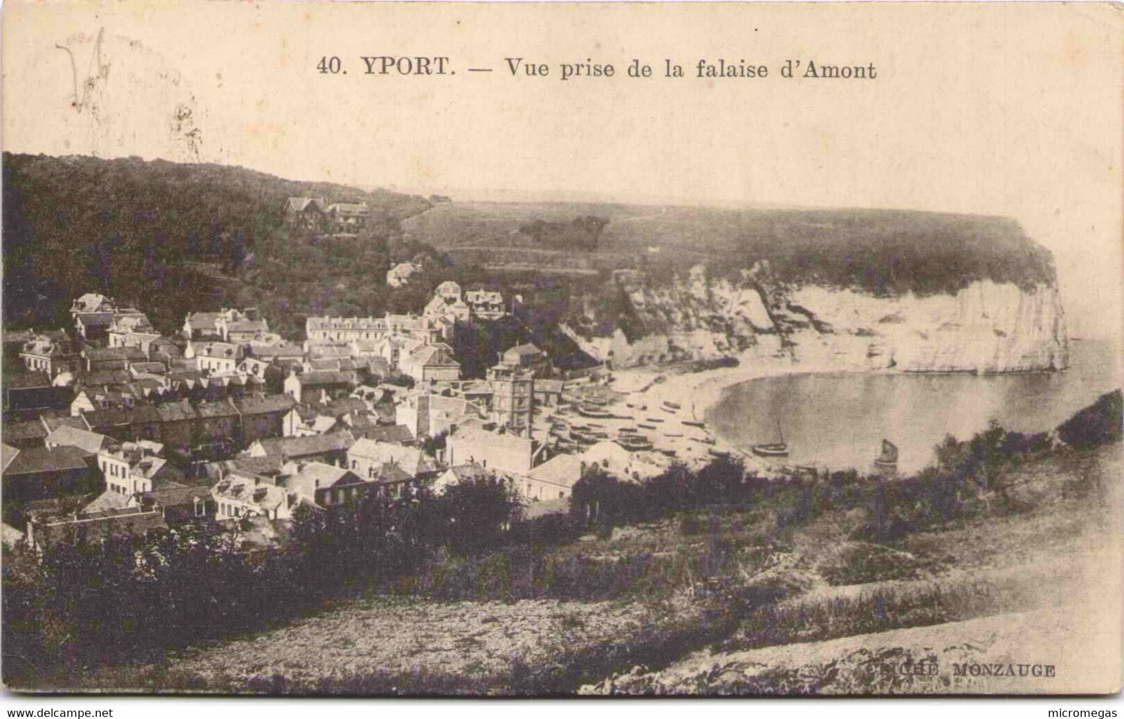 76 - YPORT - Vue Prise De La Falaise D'amont - Yport