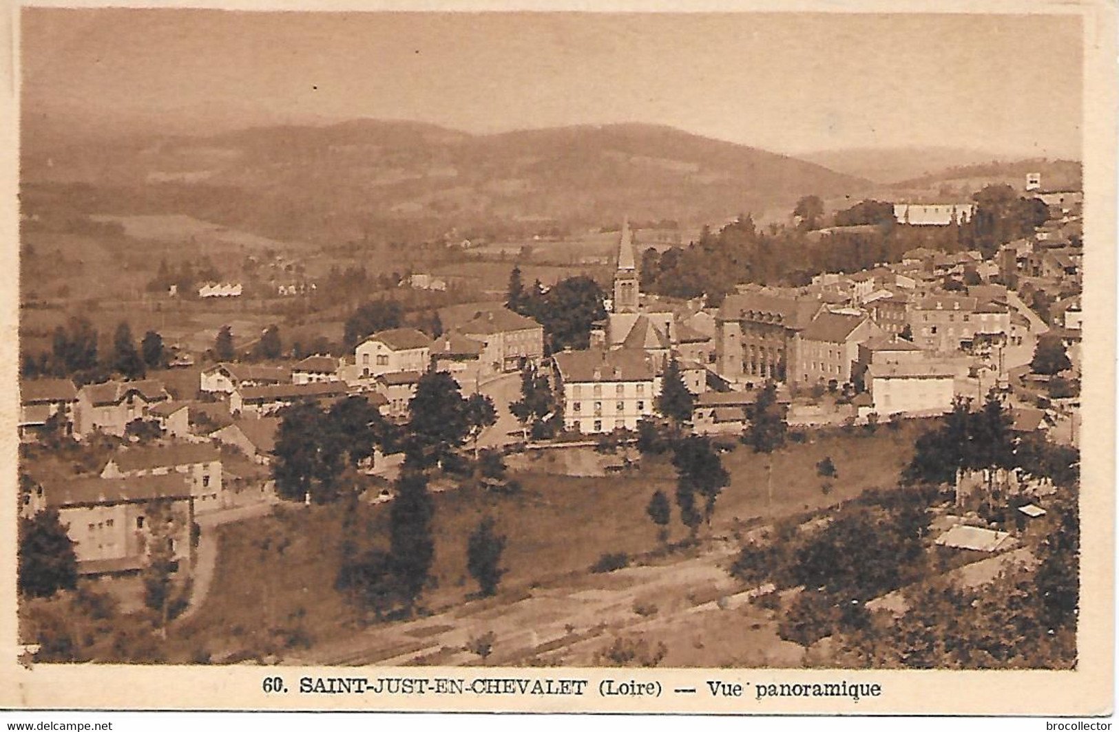 SAINT JUST  ( 42 ) - Vue Panoramique - Saint Just Saint Rambert