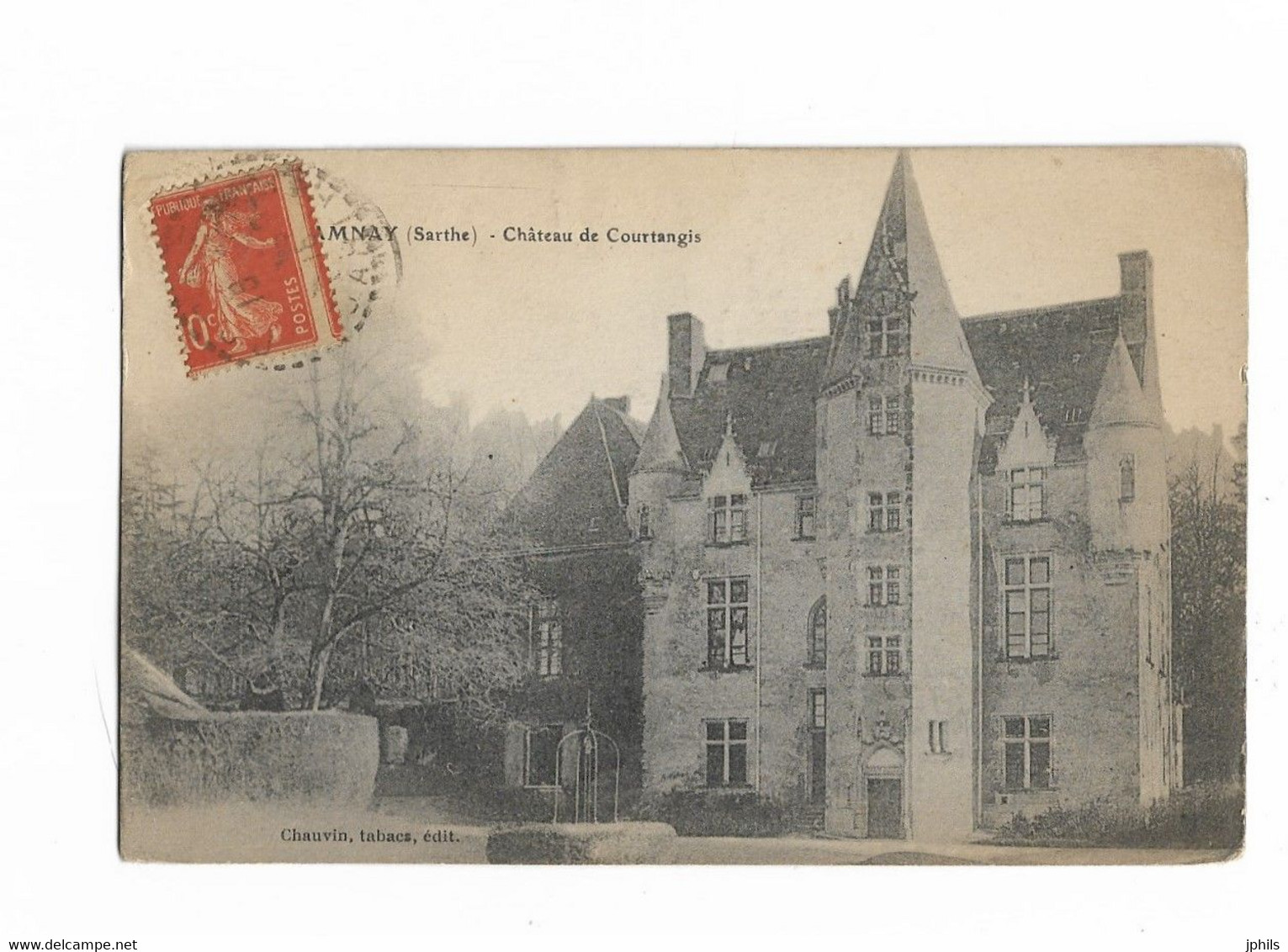 N° 138 Piquage à Cheval Sur CPA - Storia Postale