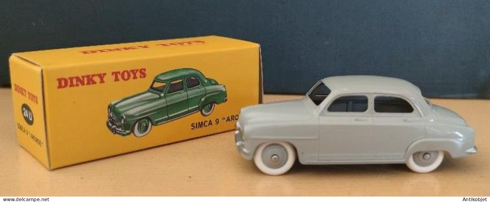 Simca 9 Aronde Grise Dinky Toys Atlas 1:43 - L'Intrépide