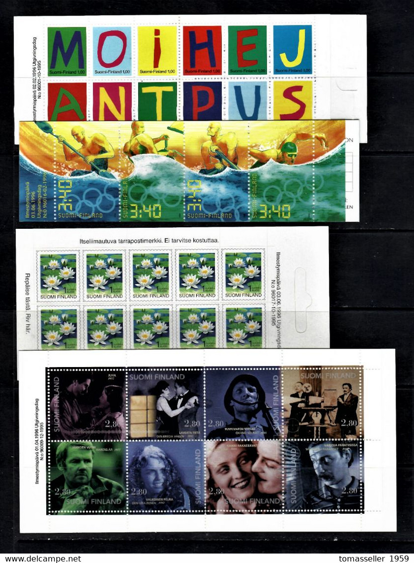 Finland-1996 Full Year Set (11 St.+1 S/s+5 Bookl.)-MNH - Annate Complete