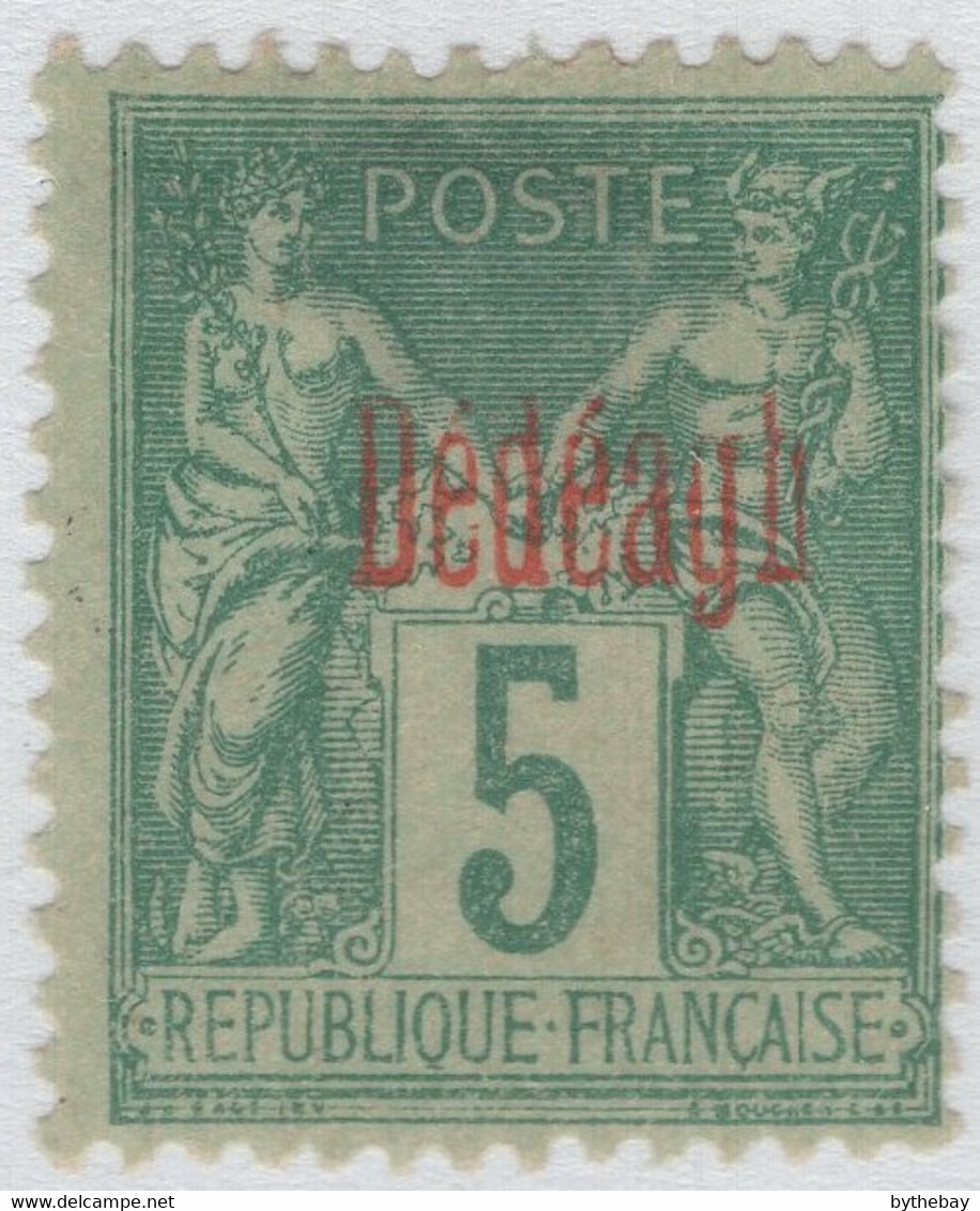 French Offices Dedeagh 1893-1900 Unused Sc 1 5c Peace And Commerce - Nuovi