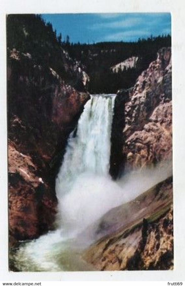 AK 093857 USA - Yellowstone - The Lower Falls Of The Yellowstone Drops - Yellowstone