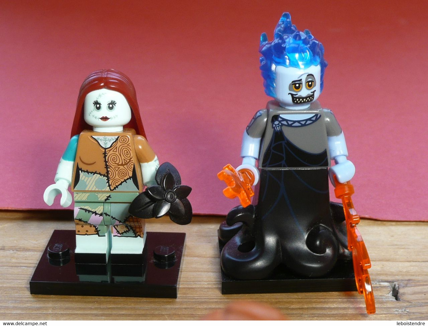 LOT 8 FIGURINE LEGO DISNEY SERIE 1 ET 2 DE 71024 ET 71012 MINNIE ANNA PICSOU GENIE  TIC ET TAC HADES SALLY NIGHTMARE - Figurine