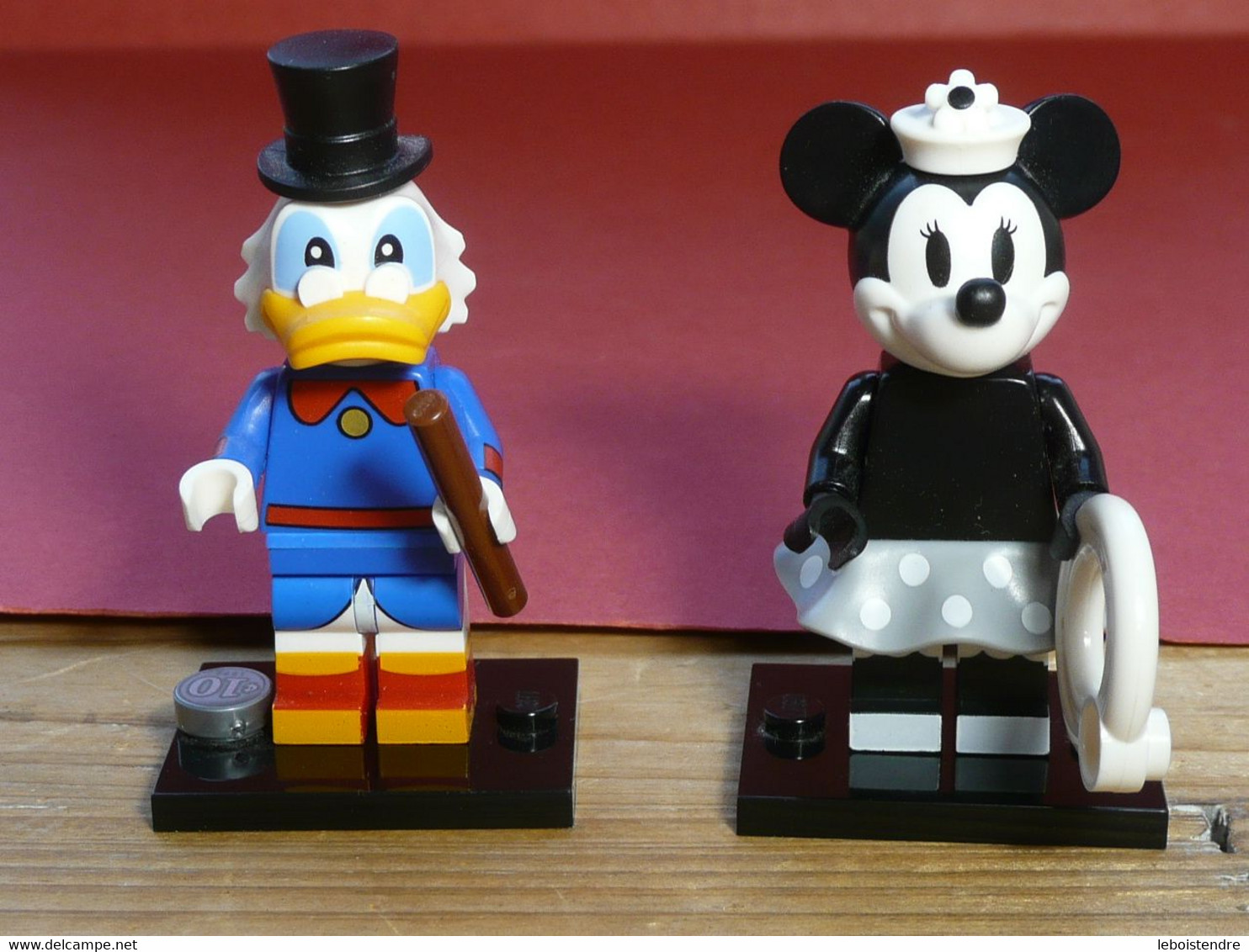 LOT 8 FIGURINE LEGO DISNEY SERIE 1 ET 2 DE 71024 ET 71012 MINNIE ANNA PICSOU GENIE  TIC ET TAC HADES SALLY NIGHTMARE - Figures