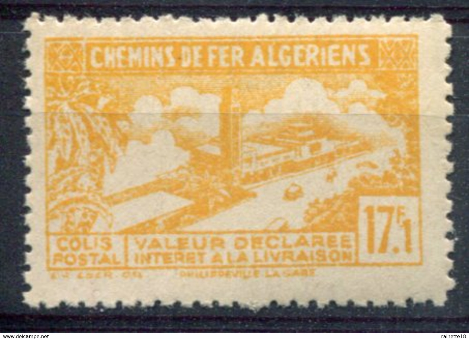 Algérie Colis Postaux    17 B  ** Sans Contrôle Répartiteur - Paquetes Postales