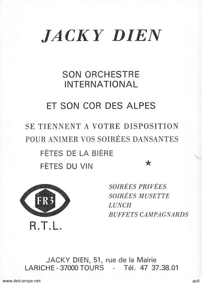 [37] Indre Et Loire > LARICHE TOURS  La Riche Jacky DIEN Et Son Cor Des Alpes (musique Orchestre Chien Dog)*PRIX FIXE - La Riche
