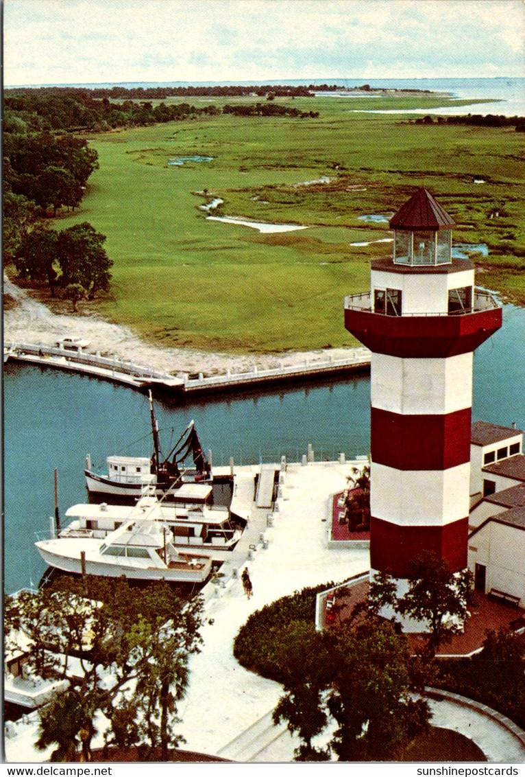 South Carolina Hilton Head Island Harbour Town Golf Course 18th Fairway & Lighthouse - Hilton Head