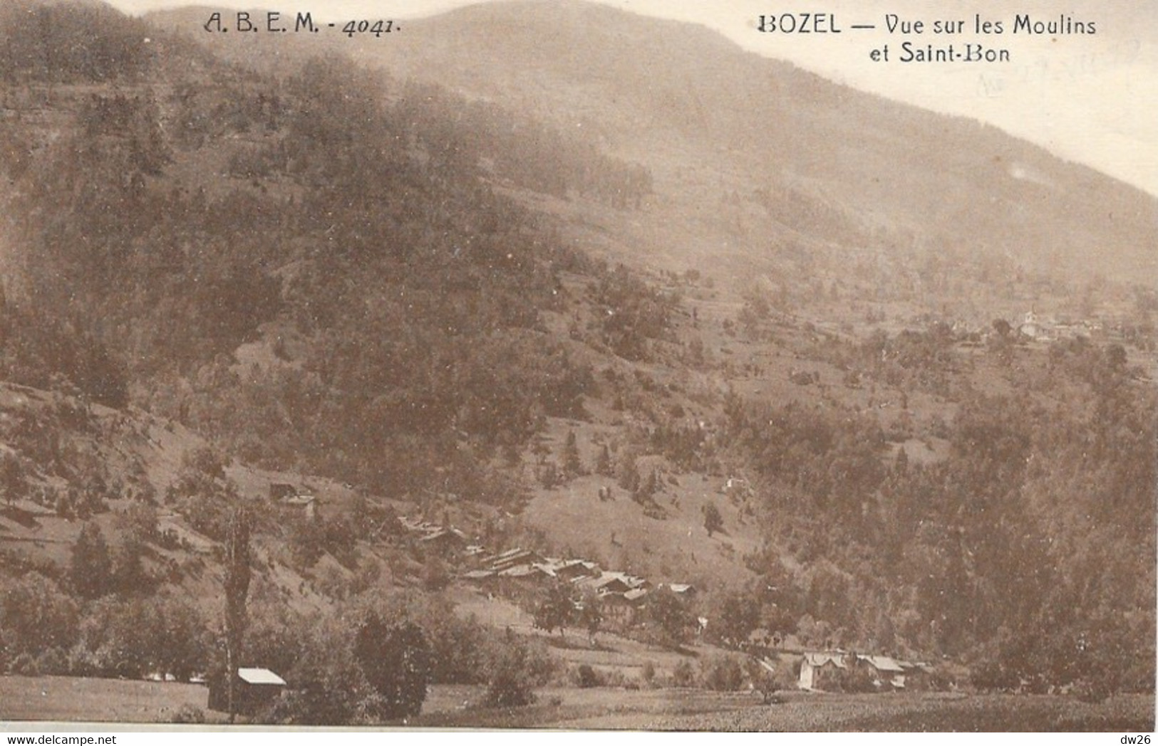 Bozel (Savoie) Vue Sur Les Moulins Et St Saint-Bon - Edition A.B.E.M. - Carte N° 4041 Non Circulée - Bozel